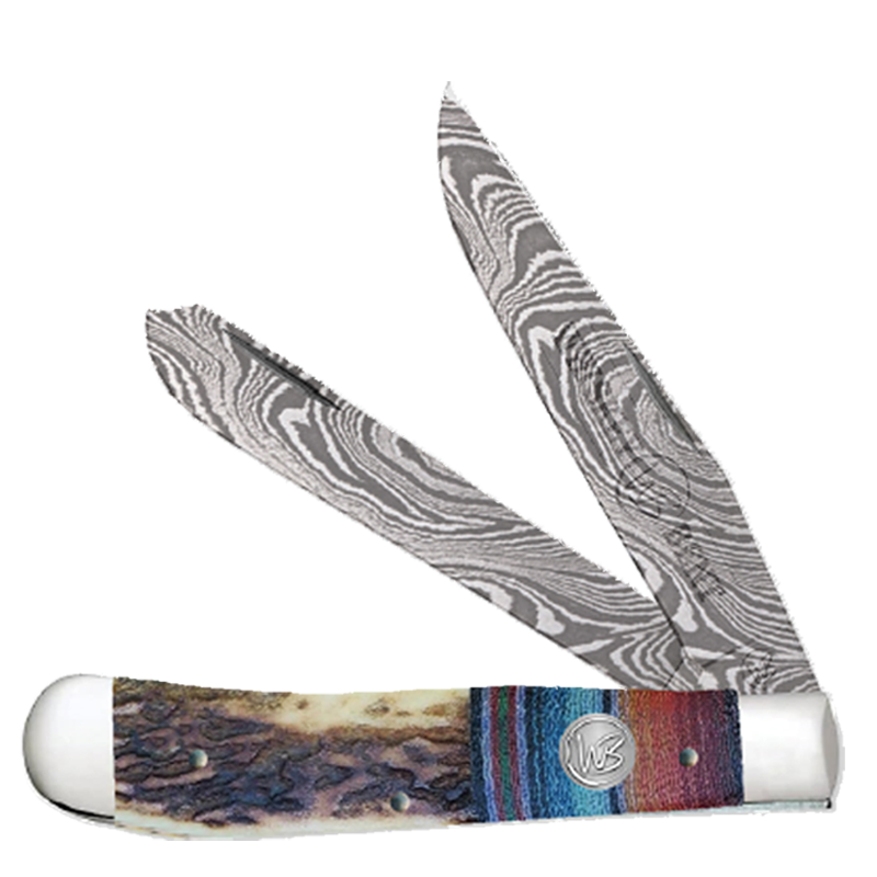 Whiskey Bent Bandito Trapper Pocket Knife WB11-75