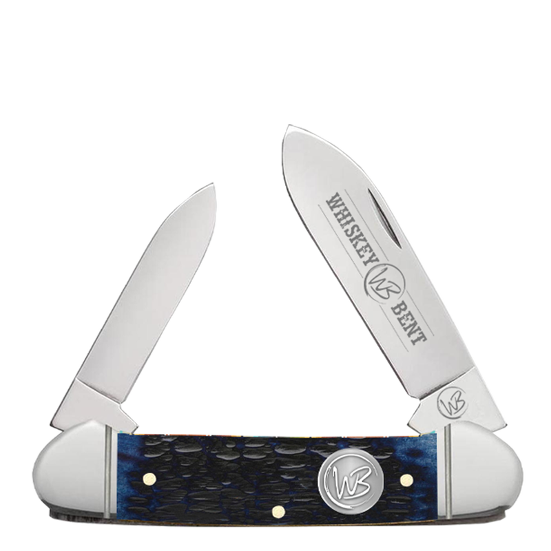 Whiskey Bent Blueberry Canoe Pocket Knife WB12-32