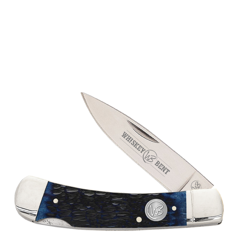 Whiskey Bent Blueberry Lock Blade Pocket Knife WB13-32