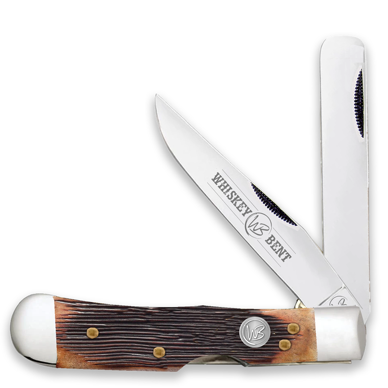 Whiskey Bent Sawmill Trapper BullCutter Pocket Knife WB45-24