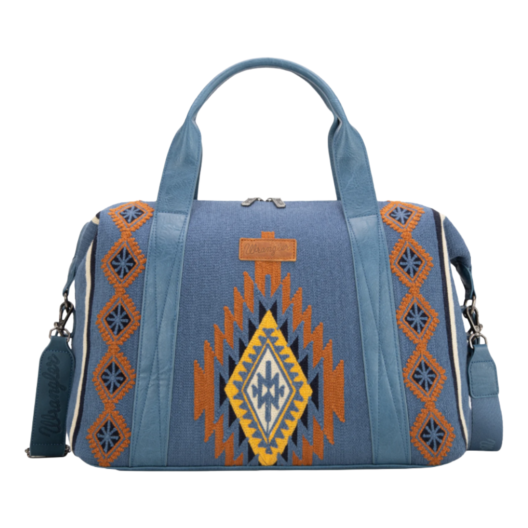 Wrangler Ladies Southwestern Print Jean Duffle Bag WG174-5110JN