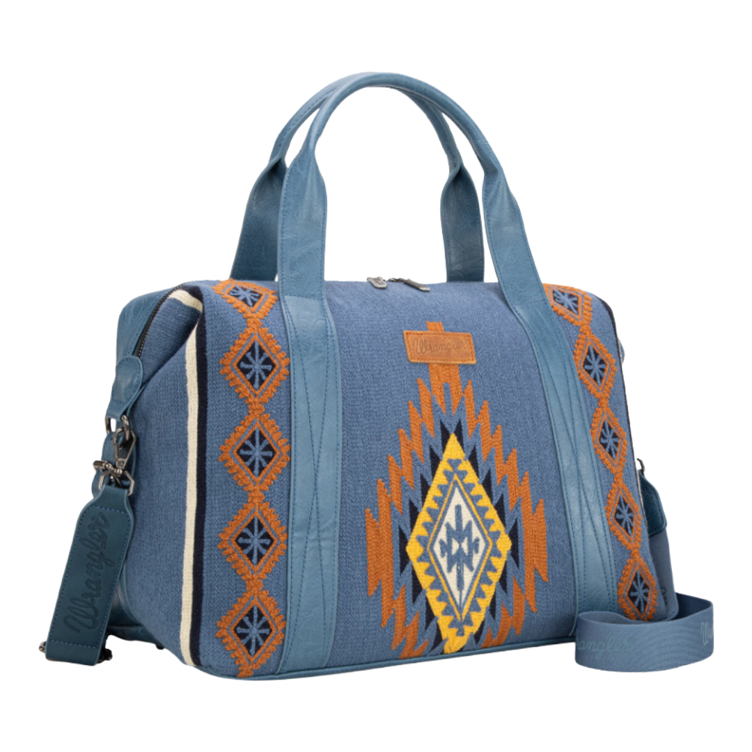 Wrangler Ladies Southwestern Print Jean Duffle Bag WG174-5110JN