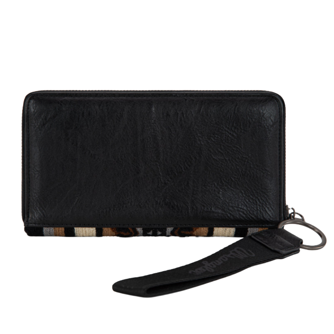 Wrangler Ladies Black Southwestern Knitted Wallet Wristlet WG174-W006BK