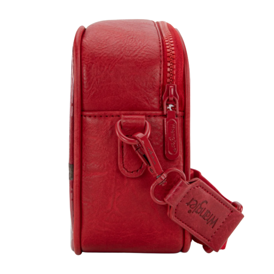 Wrangler Ladies Clear Red Crossbody Stadium Bag WG229-603RD