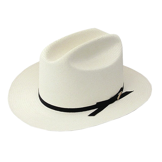 Stetson Men's Open Road Natural Straw Fedora Hat SSOPRD-052681