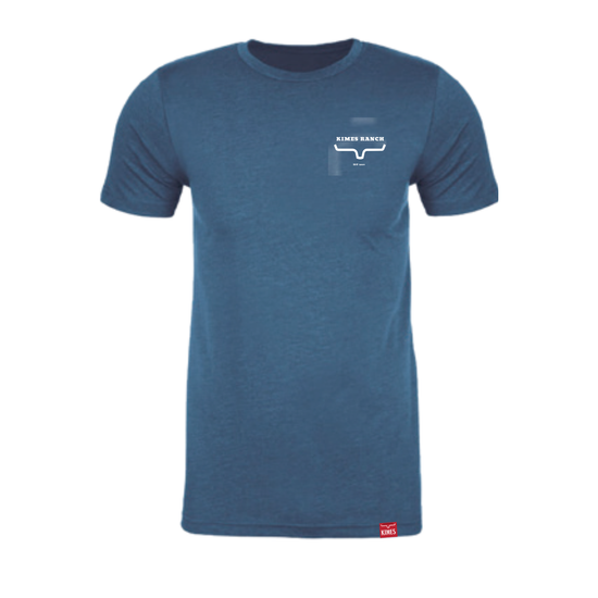 Kimes Ranch Men's Wooden Hex Cool Blue Graphic T-Shirt MSH0000170-BL017