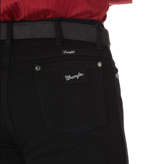 Wrangler Men's Cowboy Cut® Silver Edition Slim Fit Denim Black Jeans 933SEWK