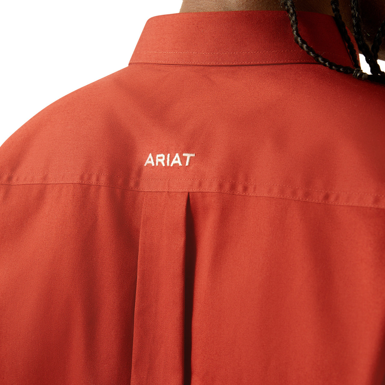 Ariat Men's Team Logo Twill Dark Red Classic Button Down Shirt 10055288