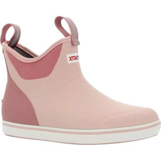 XTRATUF Ladies Blush Pink 6 inch Ankle Deck Boot XWAB602
