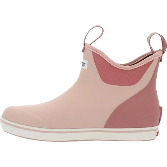 XTRATUF Ladies Blush Pink 6 inch Ankle Deck Boot XWAB602