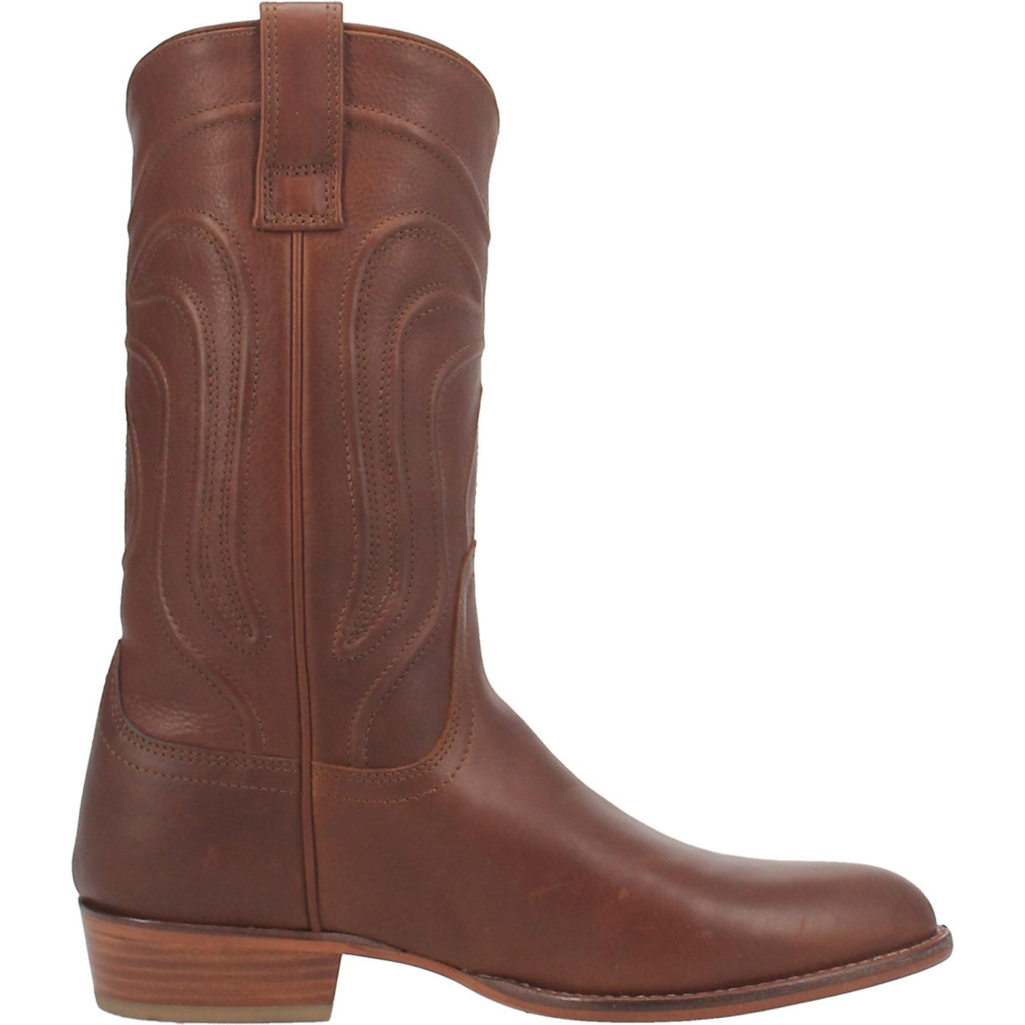 Dingo Men's Montana Round Toe Brown Leather Boots DI316-BRN