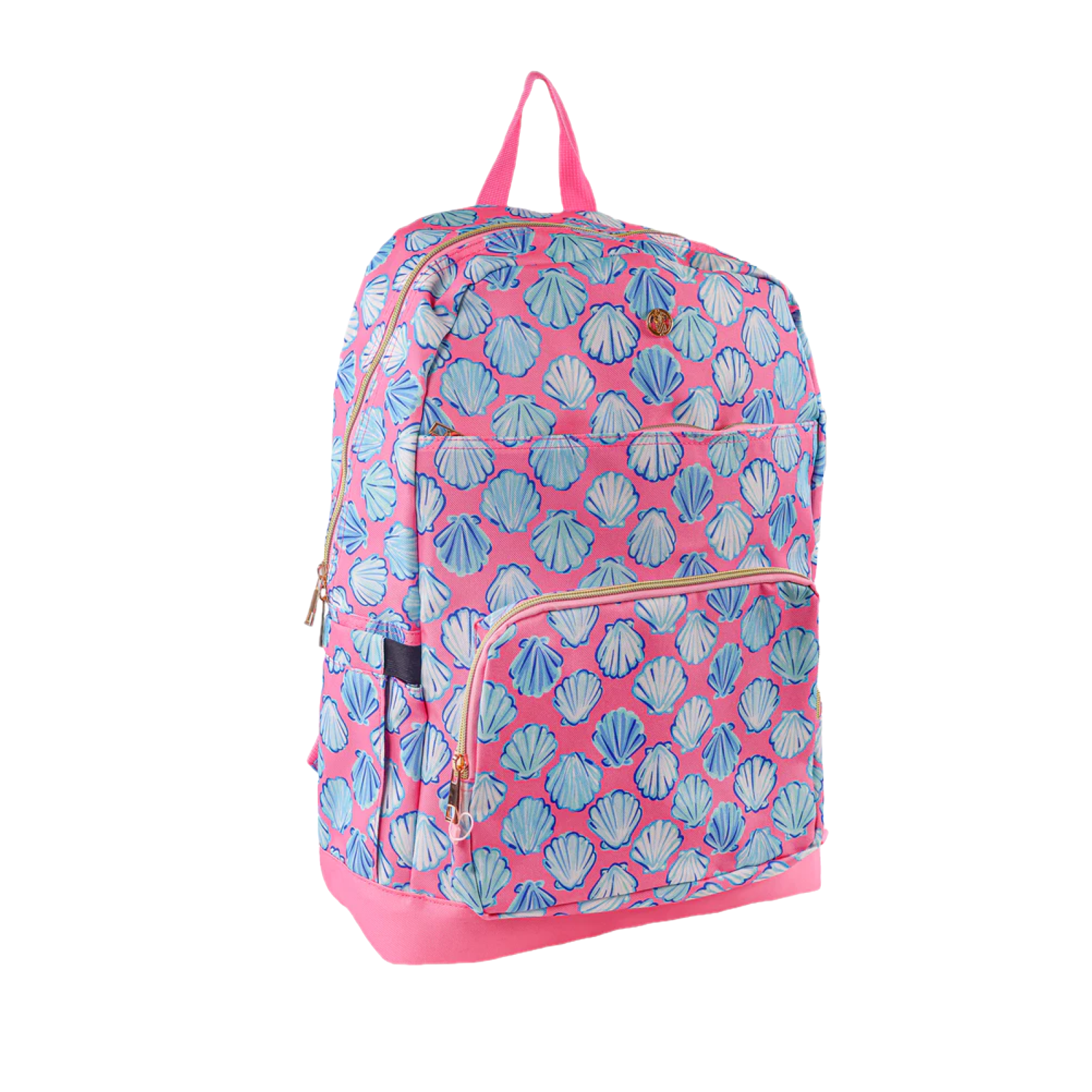 Pink Spiked Shell Backpack Simply Southern Shell Pink Backpack 0124-BAG-BKPK-SHELL – Wild West ...