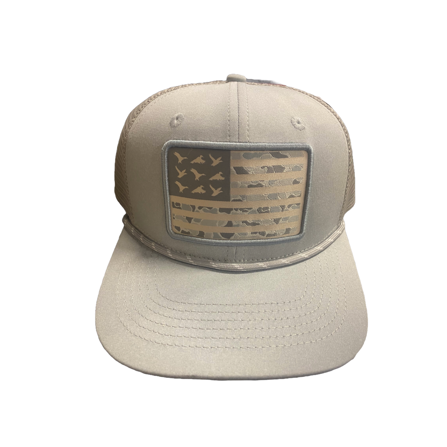 Simply Southern Men's Wild Flag Grey Snapback Hat 0124-MN-HAT-CURVED-WLDFLAG