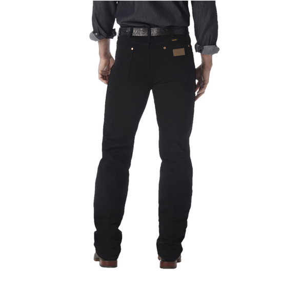 Wrangler Men's Cowboy Cut Slim Fit Shadow Black Denim Jeans 0936WBK