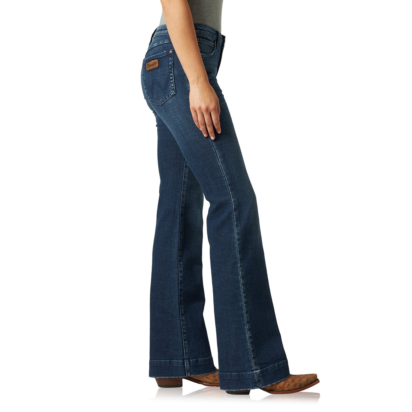 Wrangler® Ladies Retro Mae Wide Leg Sophia Trouser Jeans 09MWWSA