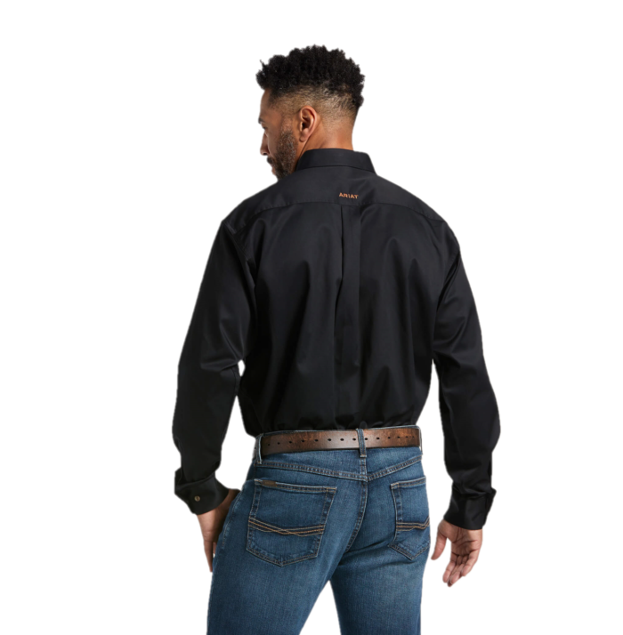 Ariat Men's Solid Twill Classic Black Shirt XS Ariat Men's Solid Twill Classic Black Shirt XS