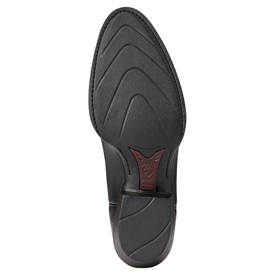 Ariat Men's Heritage Western R Toe Black Deertan Boots 10002218