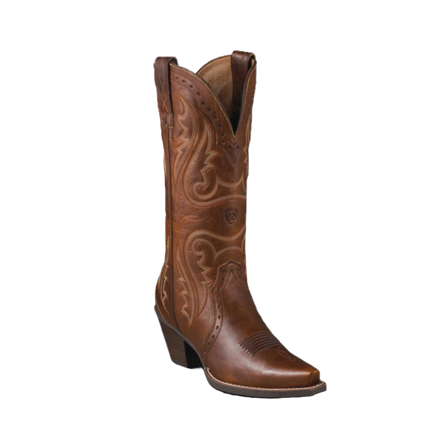 Ariat Ladies Heritage Vintage Carmel X Toe Western Boots 10005908