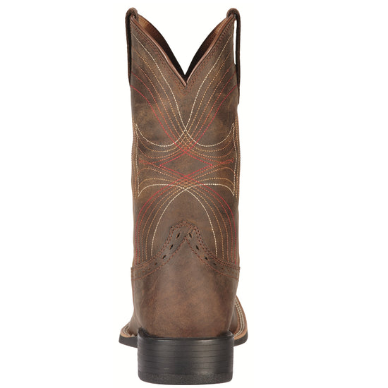 Ariat Men’s Sport Wide Square Toe Brown Boots 10010963 - Wild West Boot Store