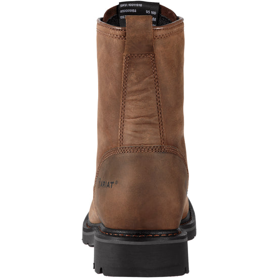 Ariat® Men's Cascade Wide Square Toe Alamo Brown Work Boots 10011917