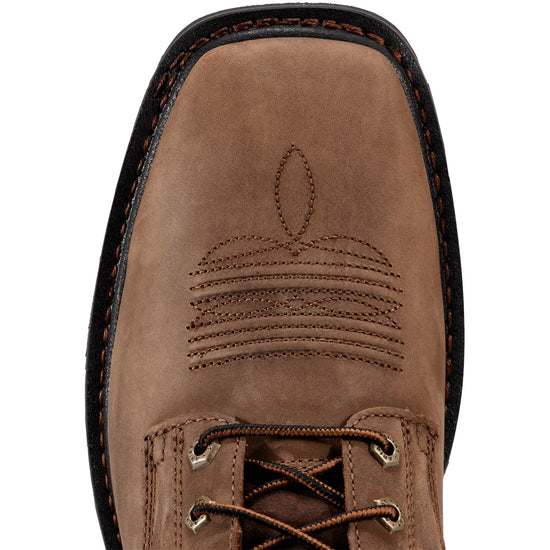 Ariat Men's Cascade Wide Square Toe Alamo Brown Work Boots 10011917