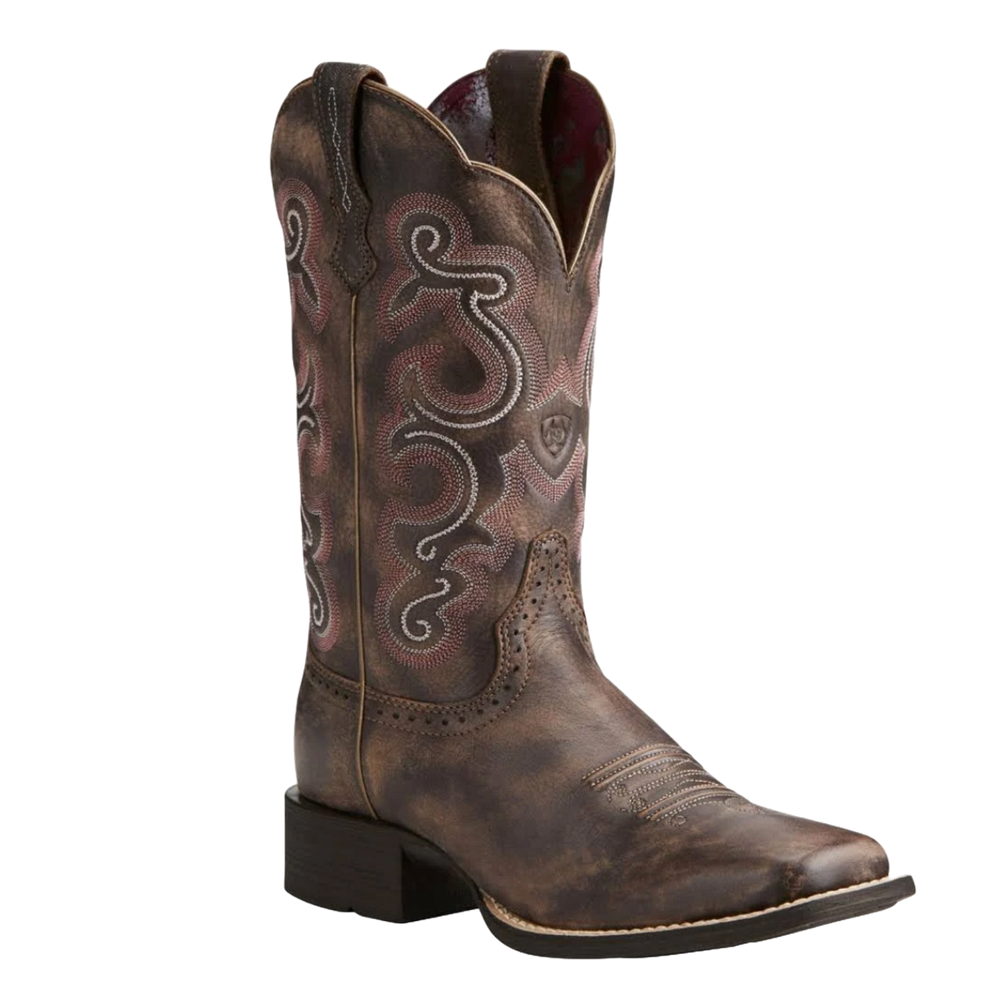 Ariat Ladies Quickdraw Chocolate Brown Western Boots 10021616