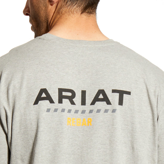 Ariat Rebar Cotton Strong Logo Heather Grey T-shirt 10025387