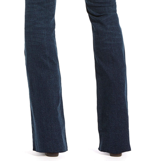 Ariat Ladies Premium High Rise Blue Lake Flare Jeans 10033323