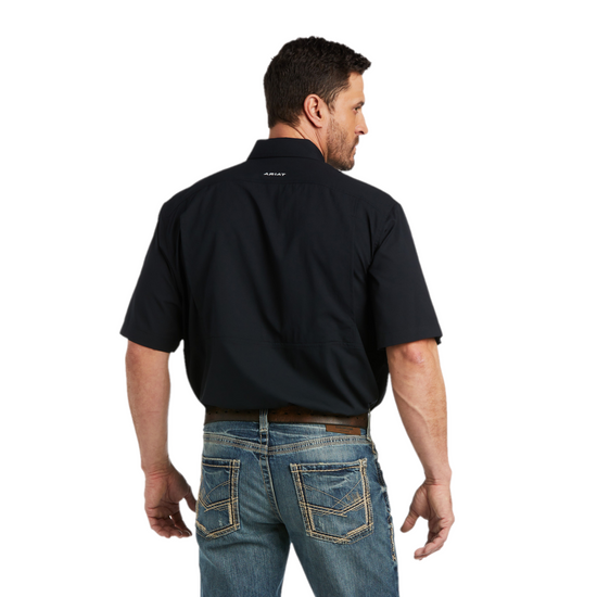 Ariat® Men's VENTTEK™ Woven Black Button Down Shirt 10034960