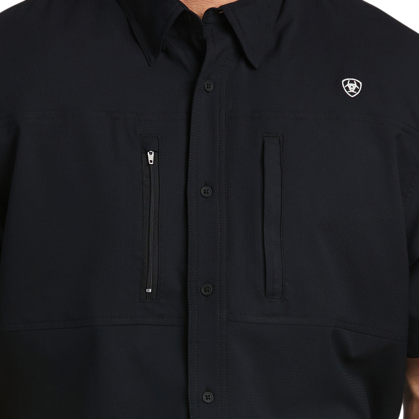 Ariat® Men's VENTTEK™ Woven Black Button Down Shirt 10034960