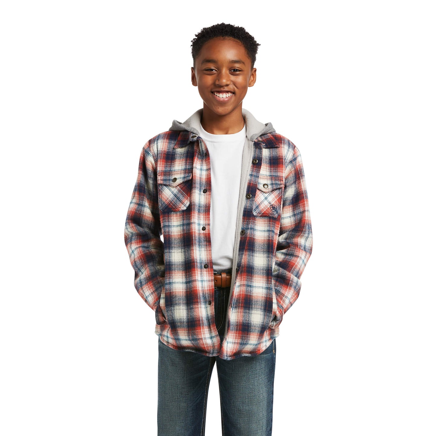 Ariat Kid's Retro Hasslehoff Plaid Insulated Shirt Jacket 10036992