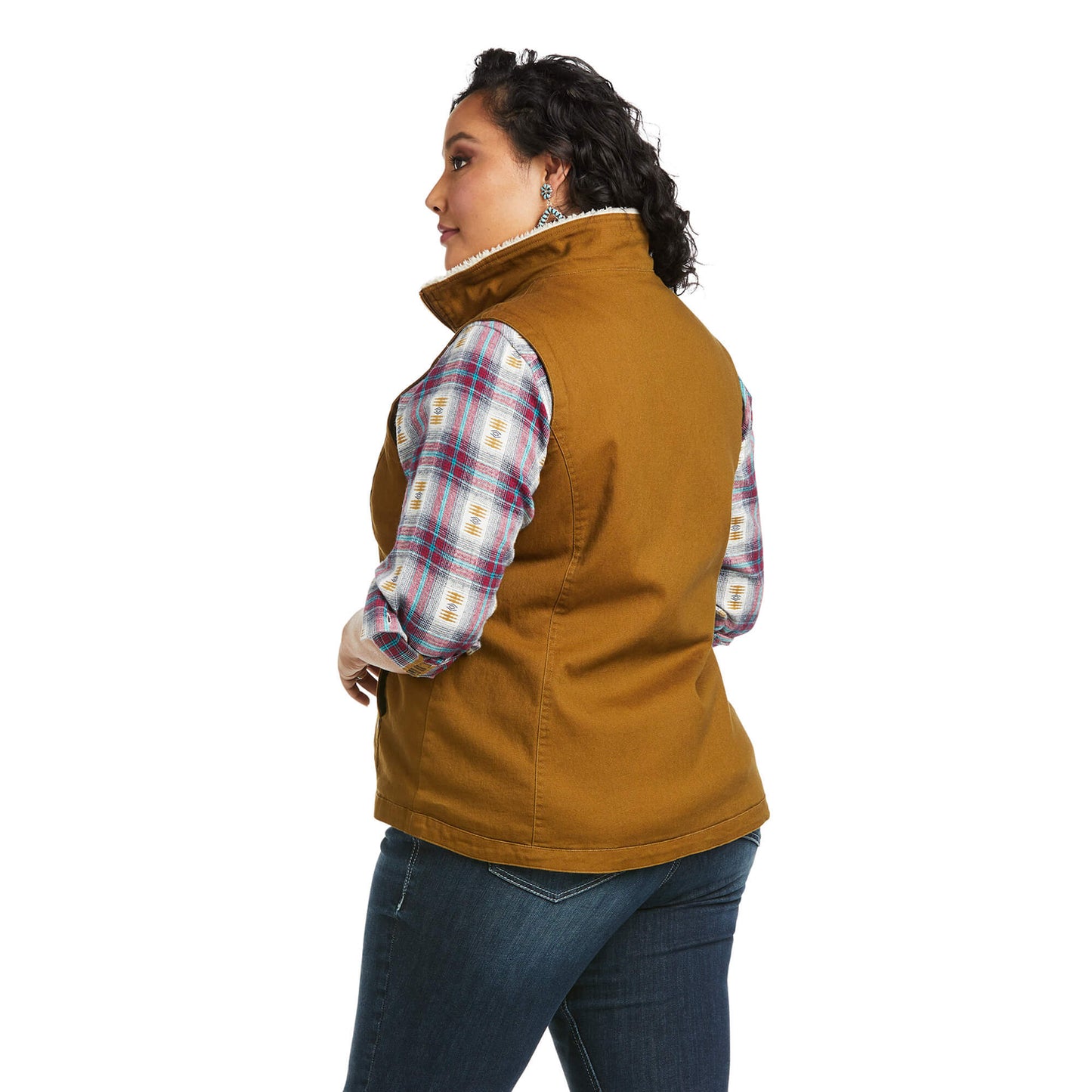 Ariat Ladies REAL Outlaw Kelp Forest Full Zip Vest 10037452