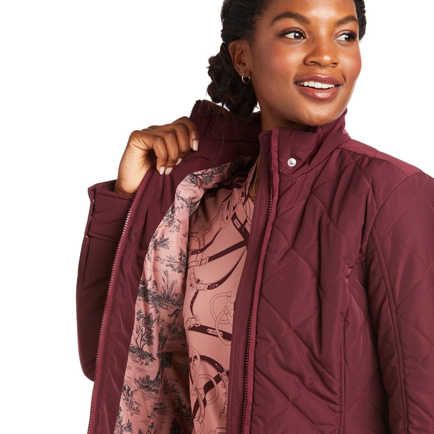 Ariat Women's Province Windsor Wine  Jacket 10037481