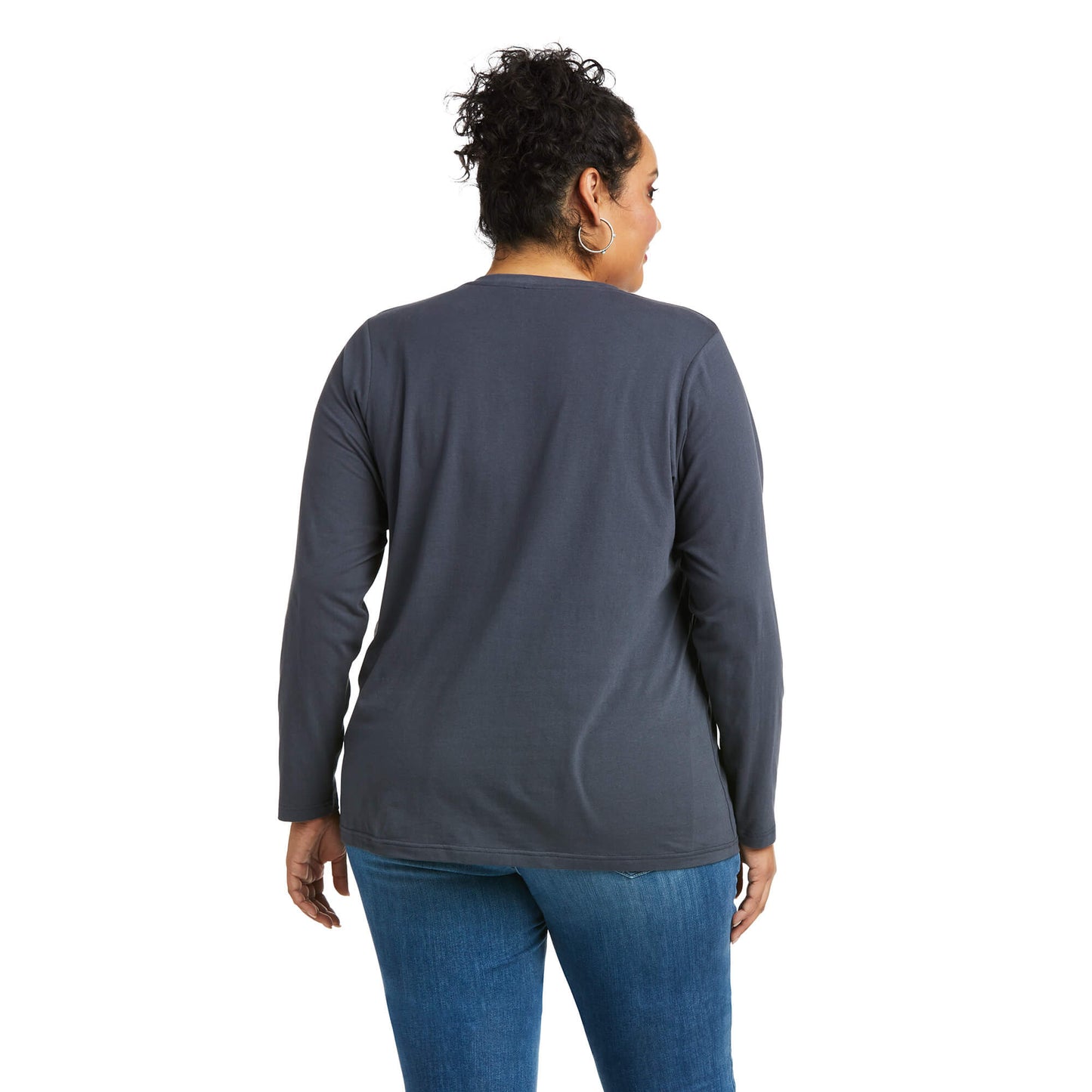 Ariat Ladies REAL Long Sleeve India Ink Logo Tee 10037522