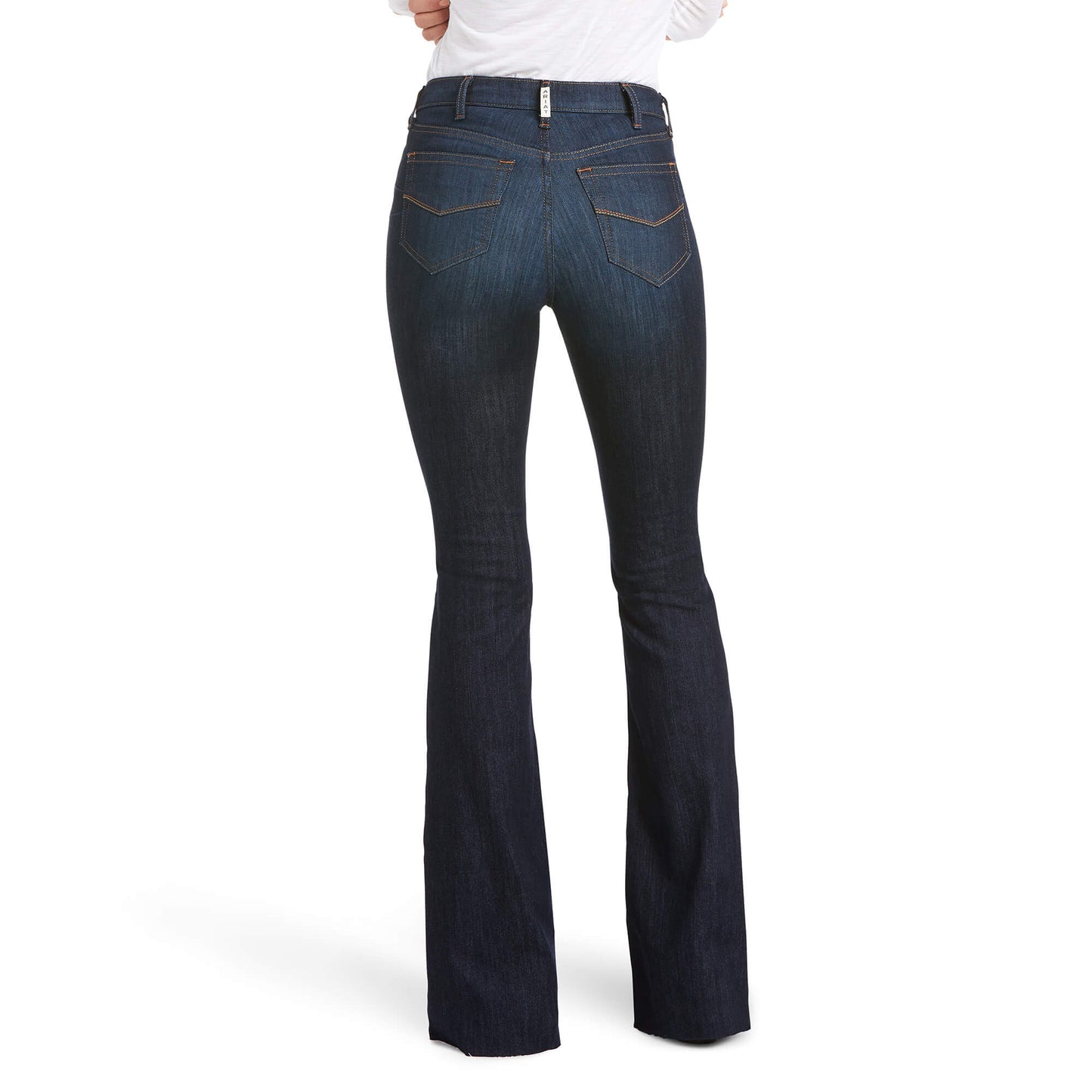 Ariat Ladies Ophelia R.E.A.L. High Rise Flare Raw Hem Jeans 10037959