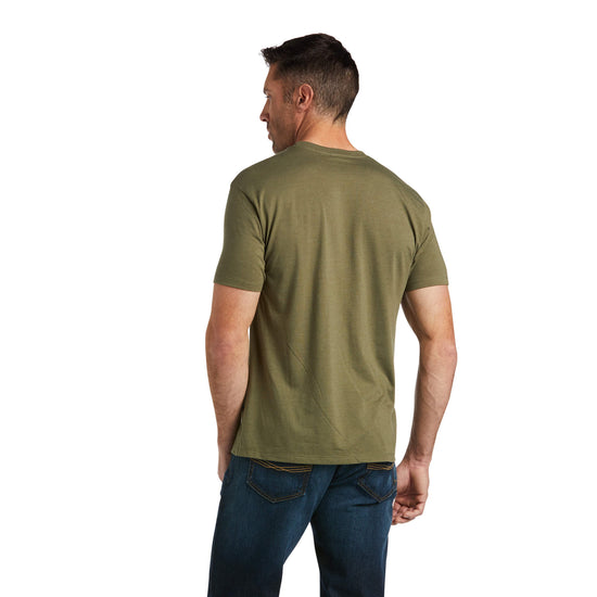 Ariat® Men's Desert Scape Military Heather Short Sleeve T-Shirt 10038195