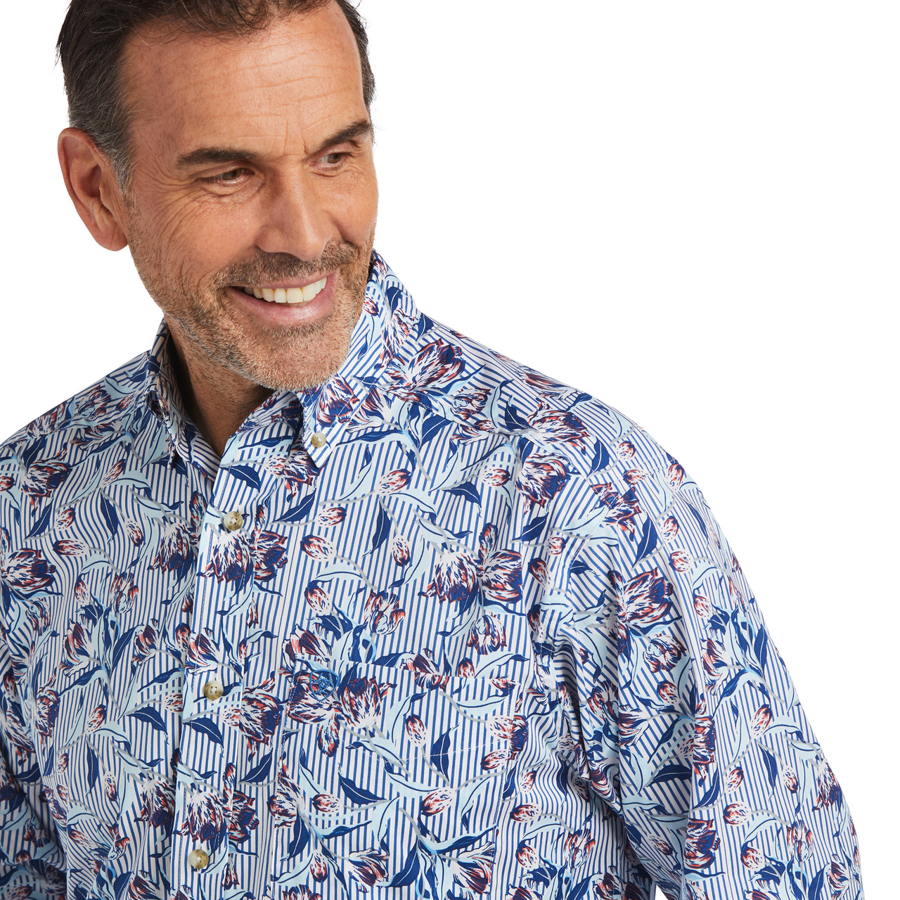 Ariat® Men's Qasim Stretch Classic Long Sleeve Shirt 10039738