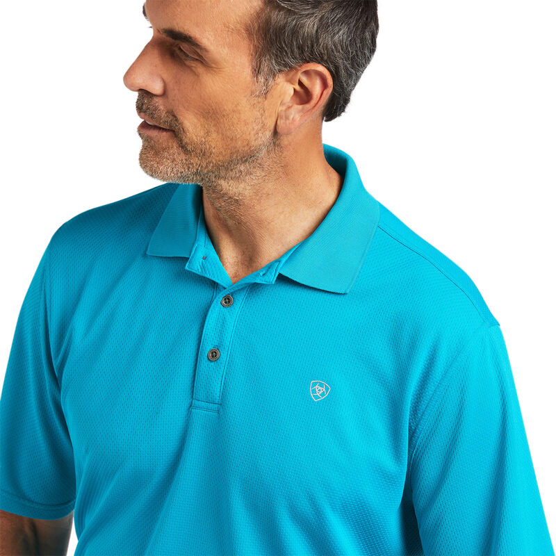 Ariat® Men's Ambition Hawaiian Sunset Short Sleeve Polo Shirt 10039800