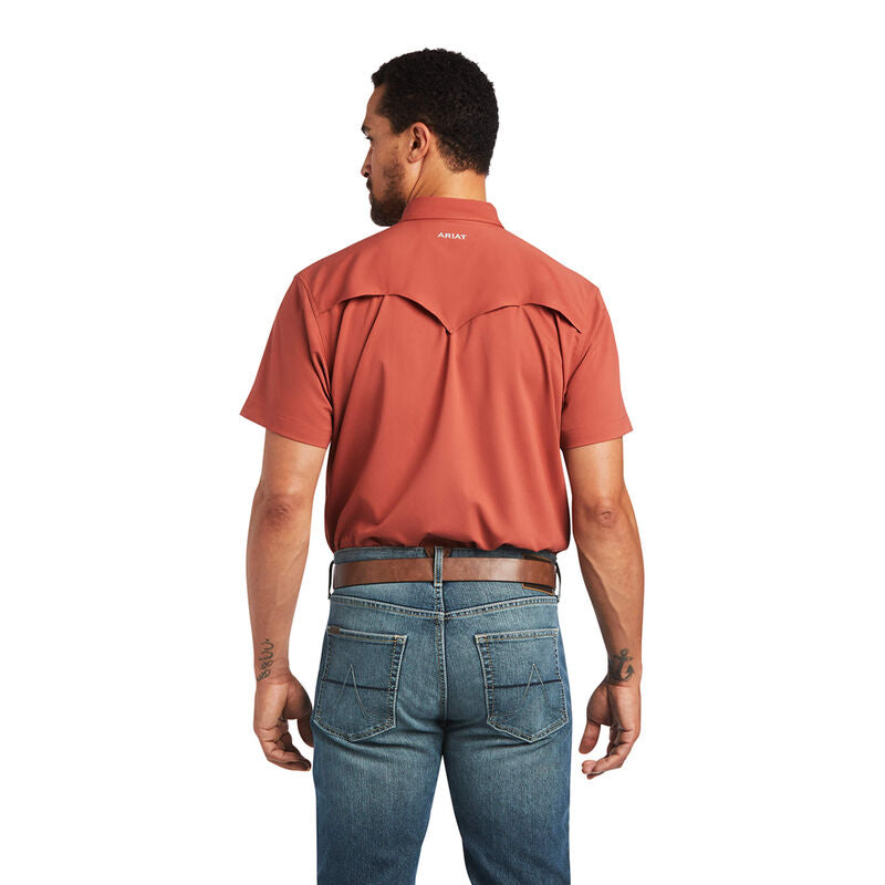 Ariat Men's Fitted Venttek™ Marsala Western Snap Shirt 10040456