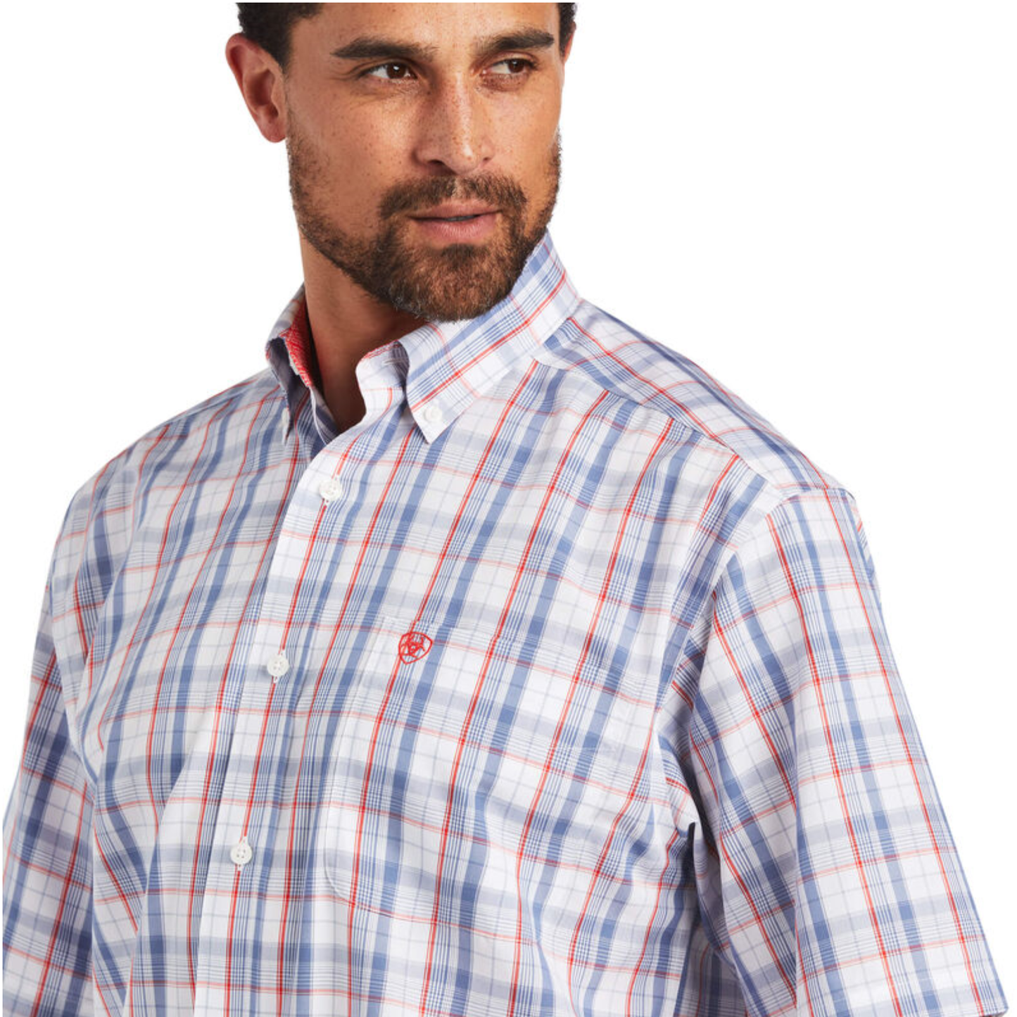 Ariat® Men's Wrinkle Free Nasir White Button Down Shirt 10040545