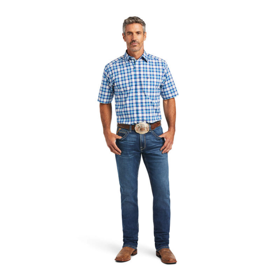 Ariat® Men's Pro Isai Stretch Classic White Button Down Shirt 10040686