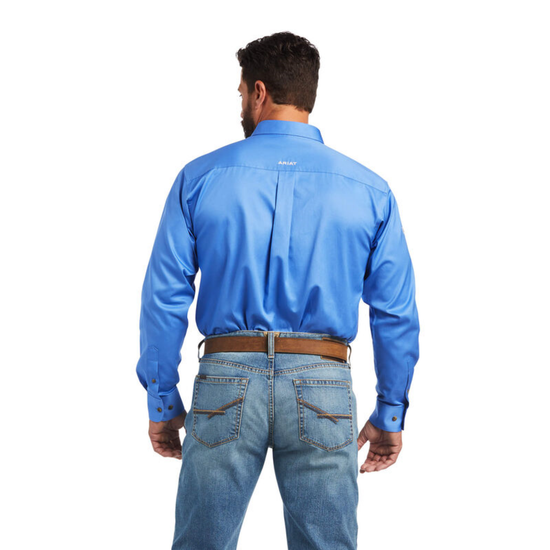 Ariat® Men's Reykjavik Blue Classic Fit Button Down Shirt 10040699