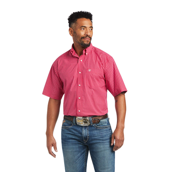 Ariat Men's Bright Rose Pro Series Snap Shirt 10040778