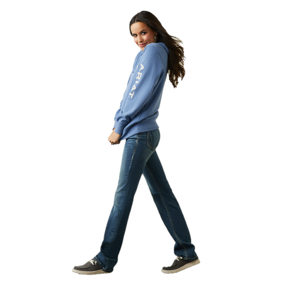 Ariat® Ladies Logo Blue Heather Hoodie 10040814
