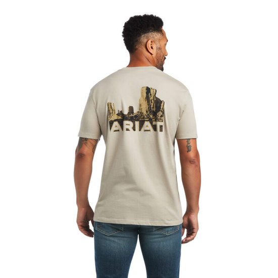 Ariat Men's Monument Sunset Khaki T-Shirt 10040878