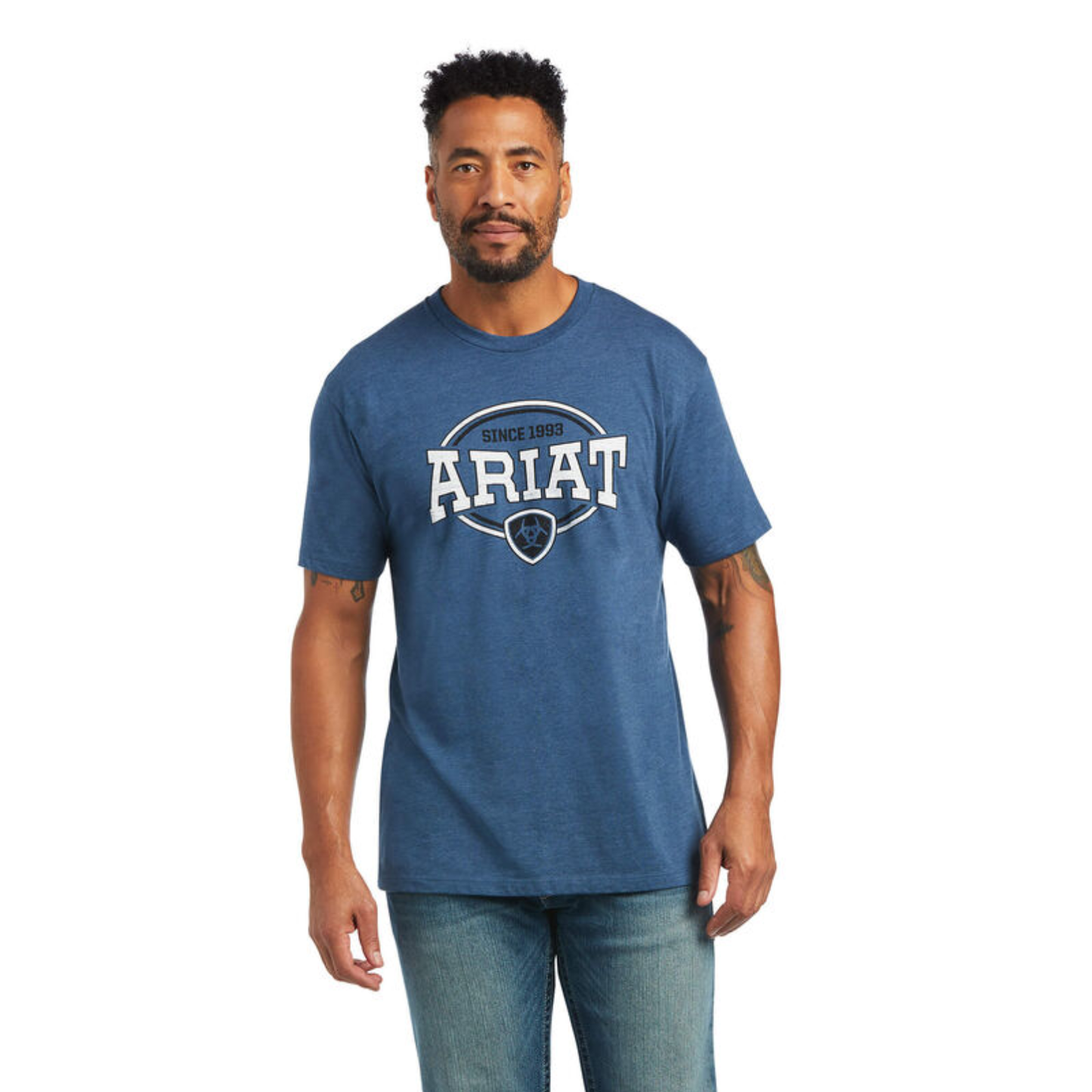 Ariat® Men's 93 Shield Sailor Blue T-Shirt 10040879
