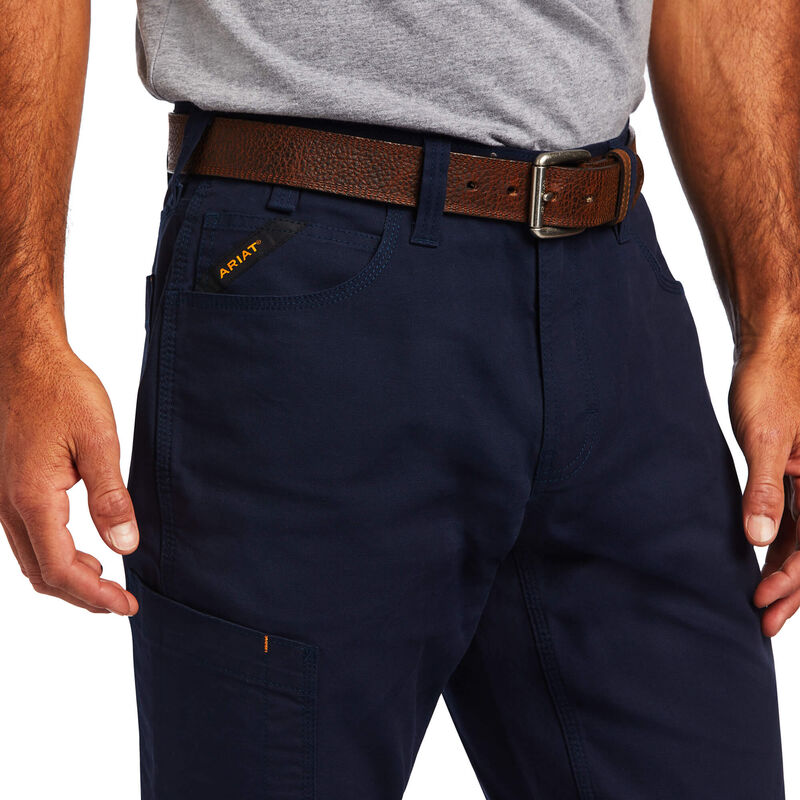 Ariat Men's Rebar M4 DuraStretch™ Made Tough Navy Pants 10041084