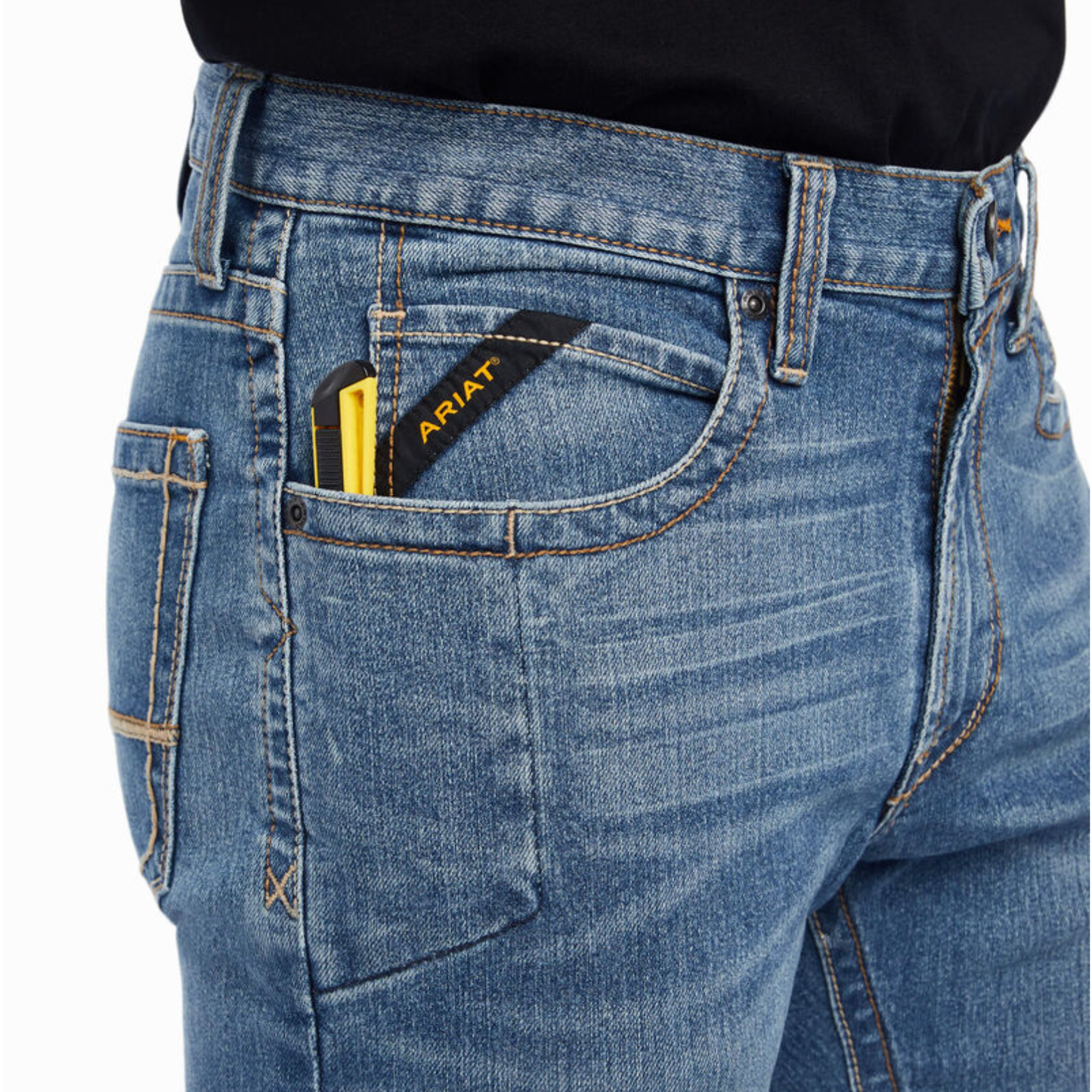 Ariat® Men's Rebar M4 DuraStretch™ Edge Ventura Bootcut Jeans 10041087