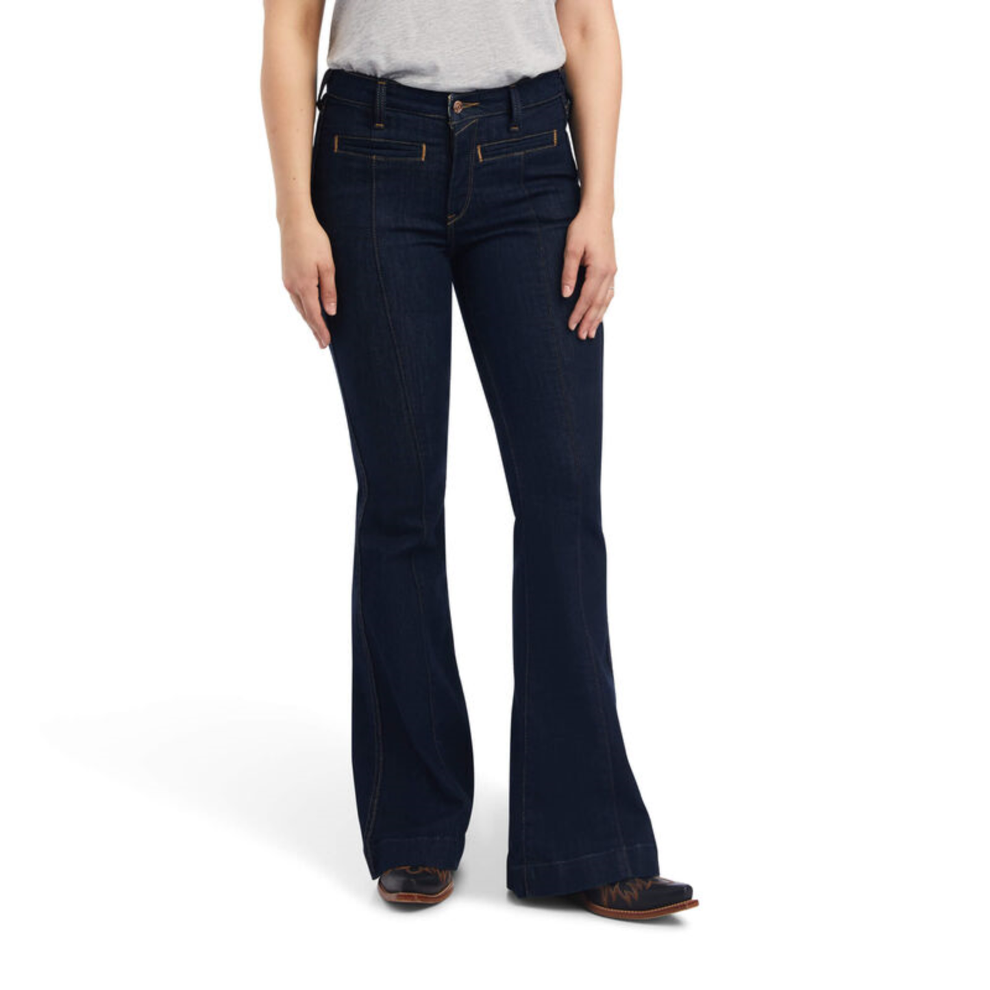 Ariat® Ladies R.E.A.L™ Alexa High Rise Rinse Flare Jeans 10041112