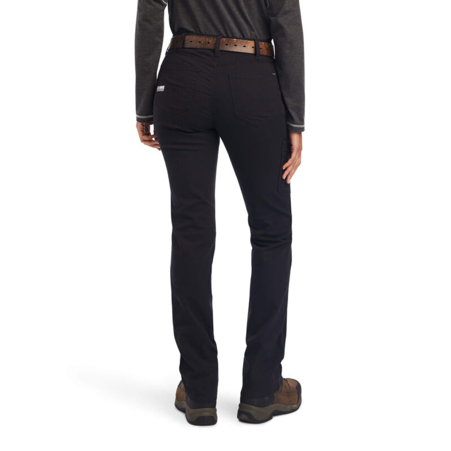 Ariat® Ladies Rebar DuraStretch™ Made Tough Black Work Pants